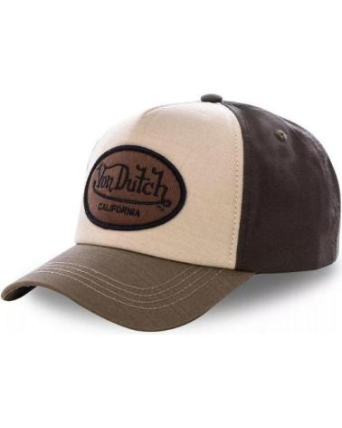 CASQUETTE TRUCKER VON DUTCH TOI2 KAKI ET MARRON VERDOSO