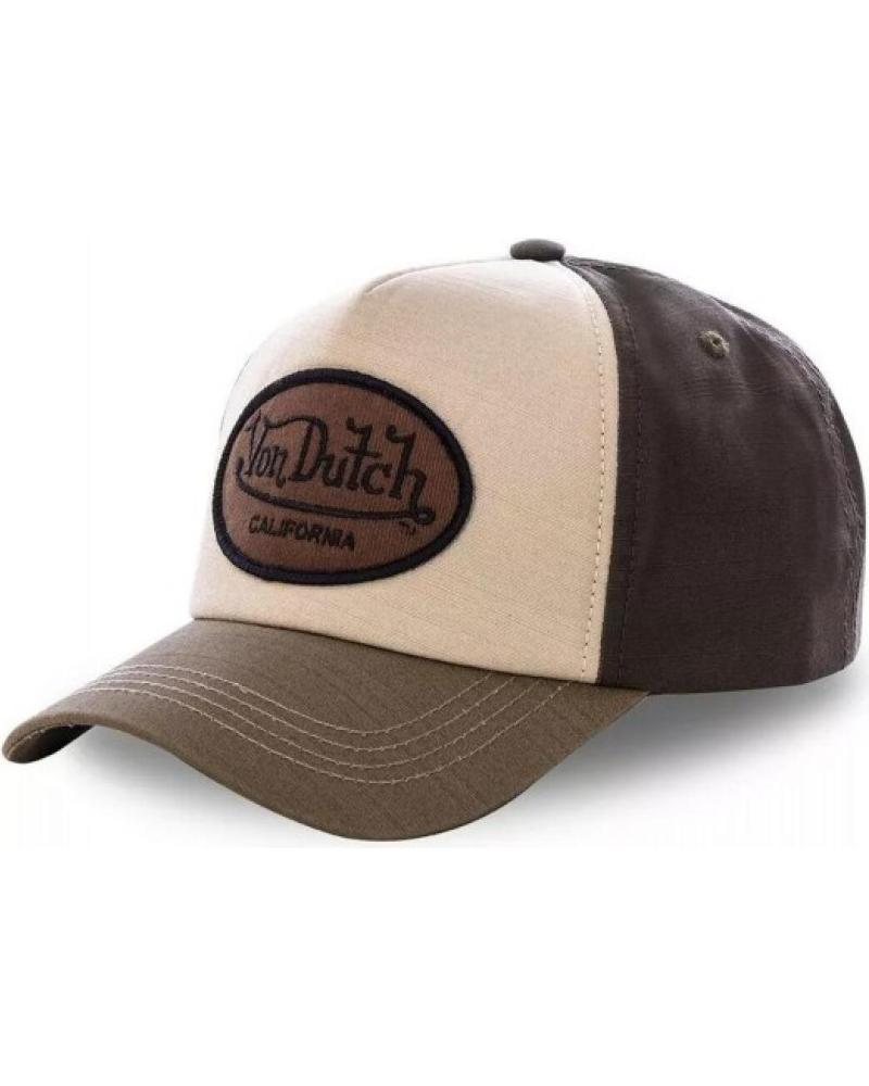 CASQUETTE TRUCKER VON DUTCH TOI2 KAKI ET MARRON VERDOSO