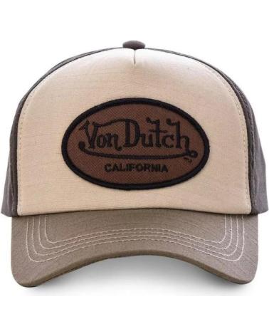 CASQUETTE TRUCKER VON DUTCH TOI2 KAKI ET MARRON VERDOSO