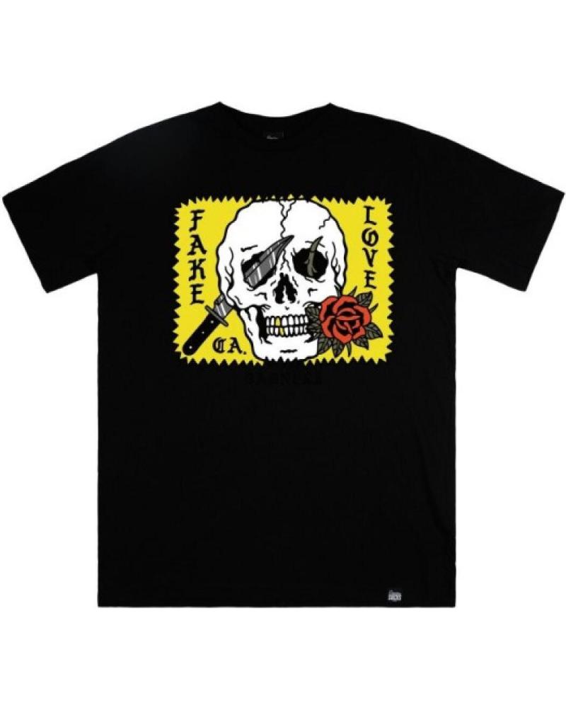 AMERICAN SOCKS FAKE LOVE TEE T-SHIRT SCHWARZ NEGRO