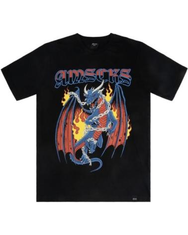 AMERICAN SOCKS DRAGONFORCE T-SHIRT SCHWARZ NEGRO