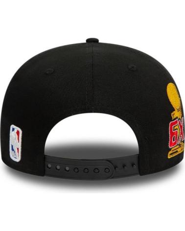 NEW ERA 9FIFTY CHICAGO BULLS CHAMPION PATCH BLACK CAP NEGRO