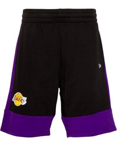CALÇÕES NEW ERA LAKERS NBA COLOUR BLOCK LOSLAK PRETO ROXO NEGRO