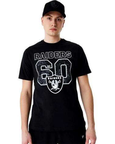 NEW ERA NFL RAIDERS WORKMARK TEE SCHWARZES T-SHIRT NEGRO