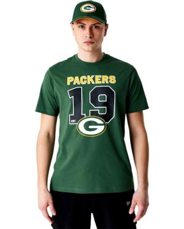 NEW ERA NFL GREEN BAY PACKERS WORKMARK TEE GREEN T-SHIRT VERDE