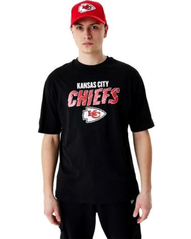 NEW ERA NFL CHIEFS SCRIPT GRAPHIC TEE BLACK T-SHIRT NEGRO
