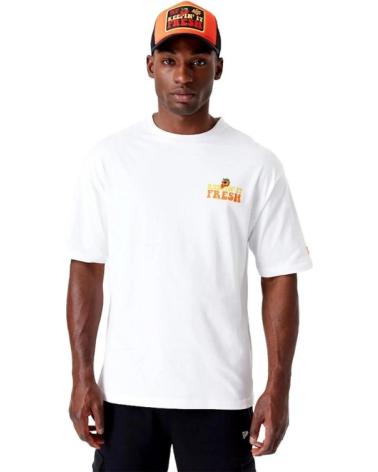 T-SHIRT NEW ERA NE FRUIT GRAPHIC OVERSIZE BIANCA BLANCO