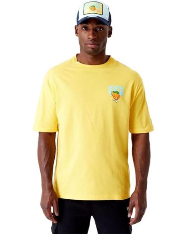T-SHIRT NEW ERA NE FRUIT GRAPHIC OVERSIZE À MANCHES COURTES JAUNE AMARILLO