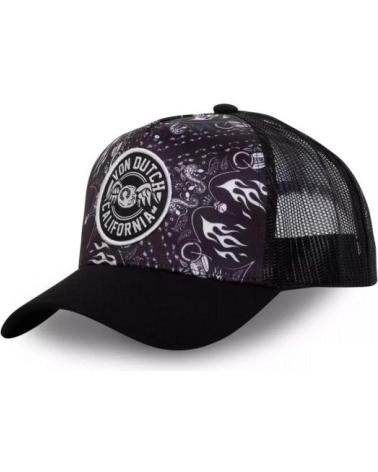 VON DUTCH CT BAN BLACK UNISEX TRUCKER CAP NEGRO