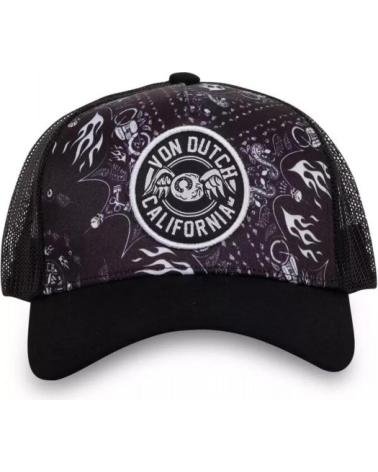 VON DUTCH CT BAN BLACK UNISEX TRUCKER CAP NEGRO