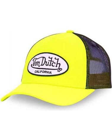 VON DUTCH FRESH20 NEON YELLOW TRUCKER CAP AMARILLO
