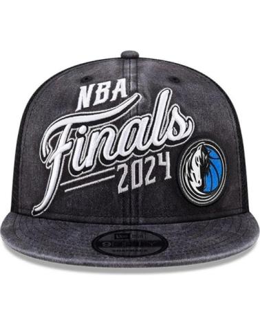 NEW ERA 9FIFTY NBA FINALS 2024 DALLAS MAVERICKS DISTRESSED BLACK CAP DALMAV NEGRO GASTADO