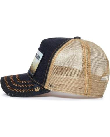 GOORIN BROS 'BISONTE' MODEL 70U9H BLACK TRUCKER CAP NEGRO