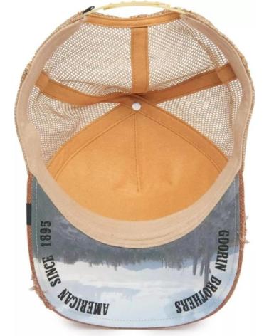 BONÉ TRUCKER GOORIN BROS 'THE ANIMAL FARM' VACA MARROM HO2NY MARRóN
