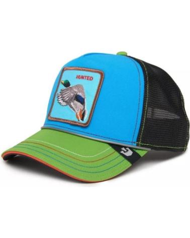 GOORIN BROS 'THE ANIMAL FARM' TURQUOISE DUCK TRUCKER CAP - MODEL GET THE ZAPPER TURQUESA