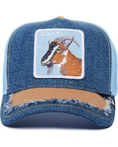 CAPPELLINO TRUCKER GOORIN BROS SILKY GOAT STW DENIM BLU STW