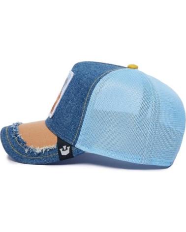 CAPPELLINO TRUCKER GOORIN BROS SILKY GOAT STW DENIM BLU STW