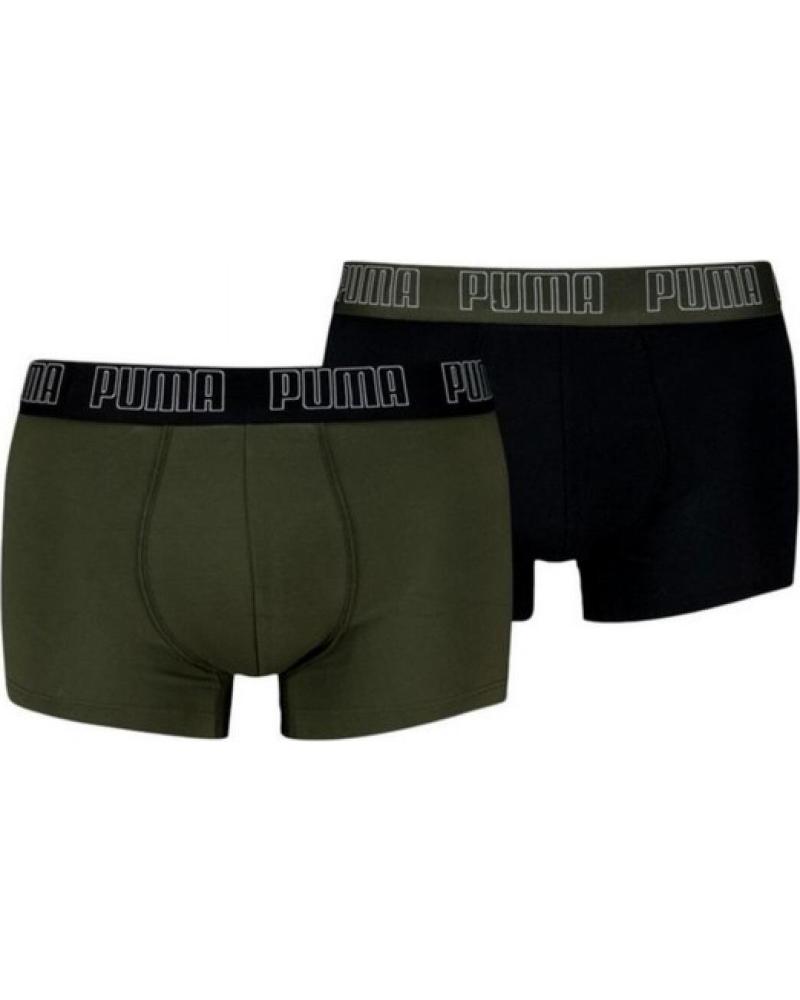 PUMA BIPACK BOXERSHORTS EVERYDAY TRUNK KHAKI UND SCHWARZ VERDOSO
