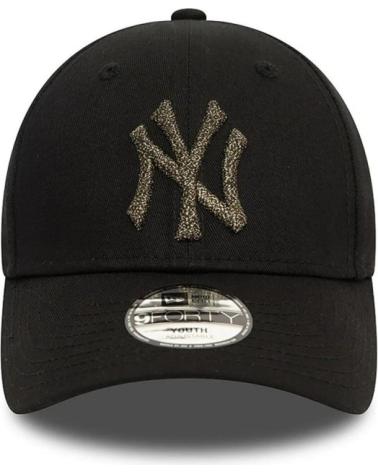 BONÉ NEW ERA YOUTH 9FORTY YANKEES METALLIC PRETO NEYYAN NEGRO