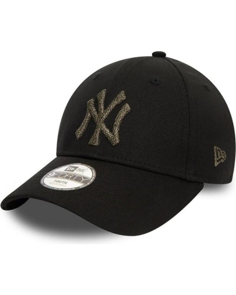 BONÉ NEW ERA YOUTH 9FORTY YANKEES METALLIC PRETO NEYYAN NEGRO