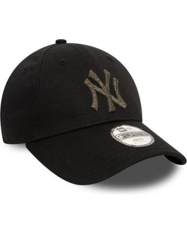BONÉ NEW ERA YOUTH 9FORTY YANKEES METALLIC PRETO NEYYAN NEGRO