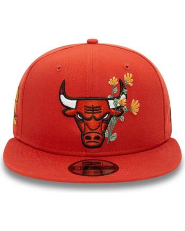 CASQUETTE NEW ERA CHICAGO BULLS SEASONAL FLOWER 9FIFTY ORANGE NARANJA