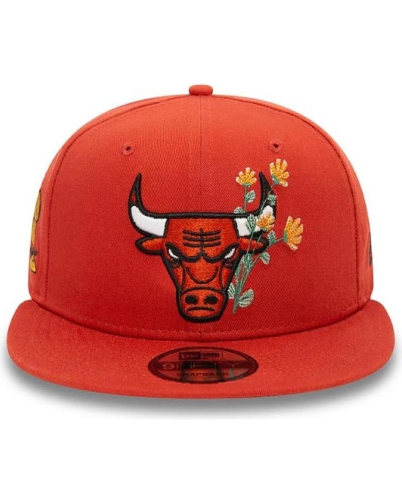 CASQUETTE NEW ERA CHICAGO BULLS SEASONAL FLOWER 9FIFTY ORANGE NARANJA