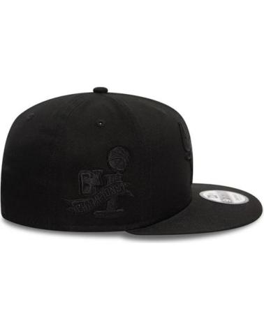 NEW ERA 9FIFTY CHICAGO BULLS MONOCHROME BLACK CAP NEGRO
