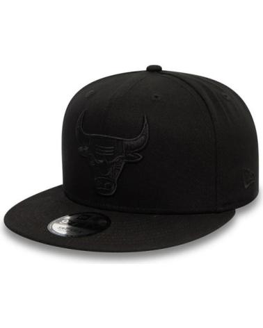 NEW ERA 9FIFTY CHICAGO BULLS MONOCHROME BLACK CAP NEGRO