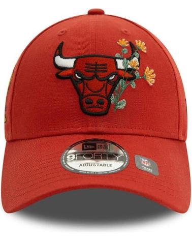 CASQUETTE NEW ERA 9FORTY CHICAGO BULLS FLOWER ICON RSTCPR ROUGE ROJO
