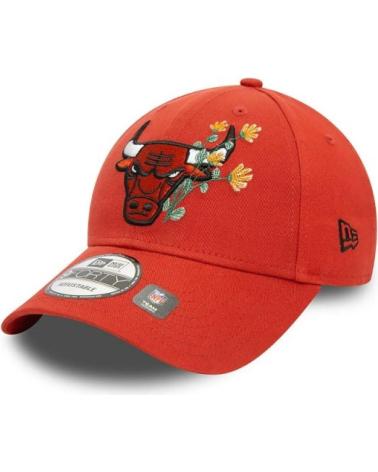 CASQUETTE NEW ERA 9FORTY CHICAGO BULLS FLOWER ICON RSTCPR ROUGE ROJO