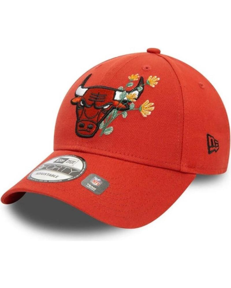 CASQUETTE NEW ERA 9FORTY CHICAGO BULLS FLOWER ICON RSTCPR ROUGE ROJO