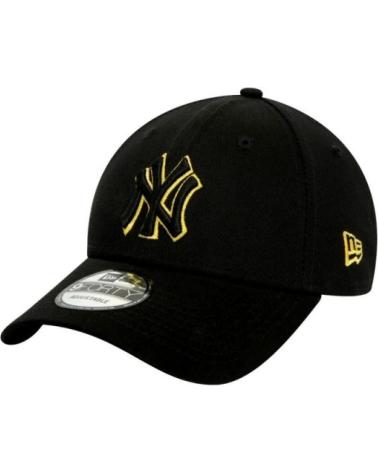 BONÉ NEW ERA NEW YORK YANKEES 9FORTY TEAM OUTLINE PRETO E DOURADO AZUL