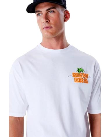NEW ERA OVERSIZE LOS ANGELES GRAPHIC WHITE T-SHIRT BLANCO