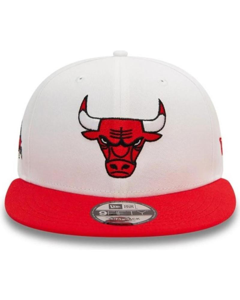 BONÉ NEW ERA CHICAGO BULLS WHITE CROWN PATCH 9FIFTY BRANCO BLANCO