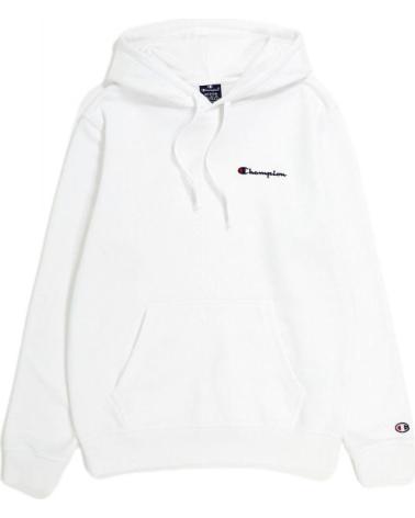 CHAMPION MOLETOM COM CAPUZ SMALL EMBROIDERED LOGO BRANCO 220258-WW001 BLANCO