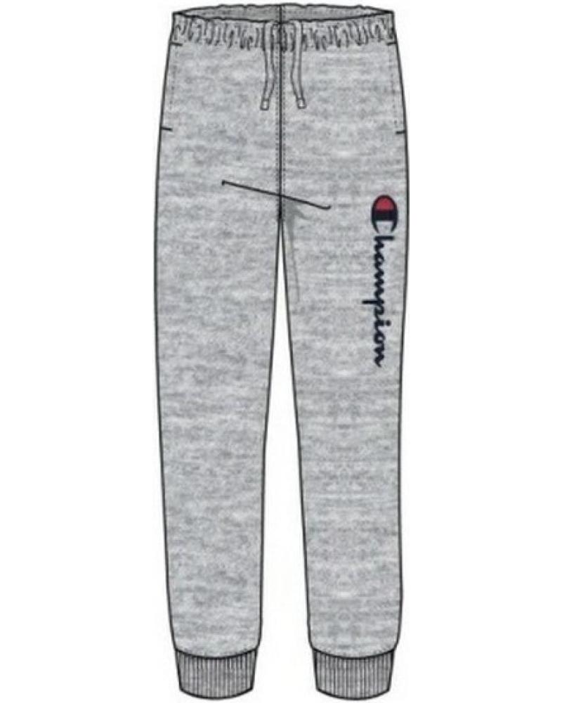 PANTALÓN DE CHÁNDAL CHAMPION BIG EMBROIDERED LOGO GRIS PARA HOMBRE GRIS