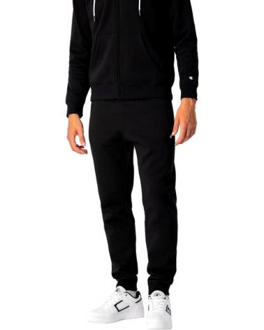 PANTALÓN CHAMPION SMALL LOGO ZIPPED POCKET 220300 KK001 NEGRO NEGRO