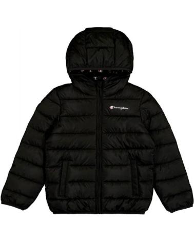 CHAMPION LEGACY LOGOS JAQUETA ACOLCHOADA PRETA NEGRO