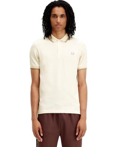 POLO FRED PERRY TWIN TIPPED W55 BEGE BEIGE