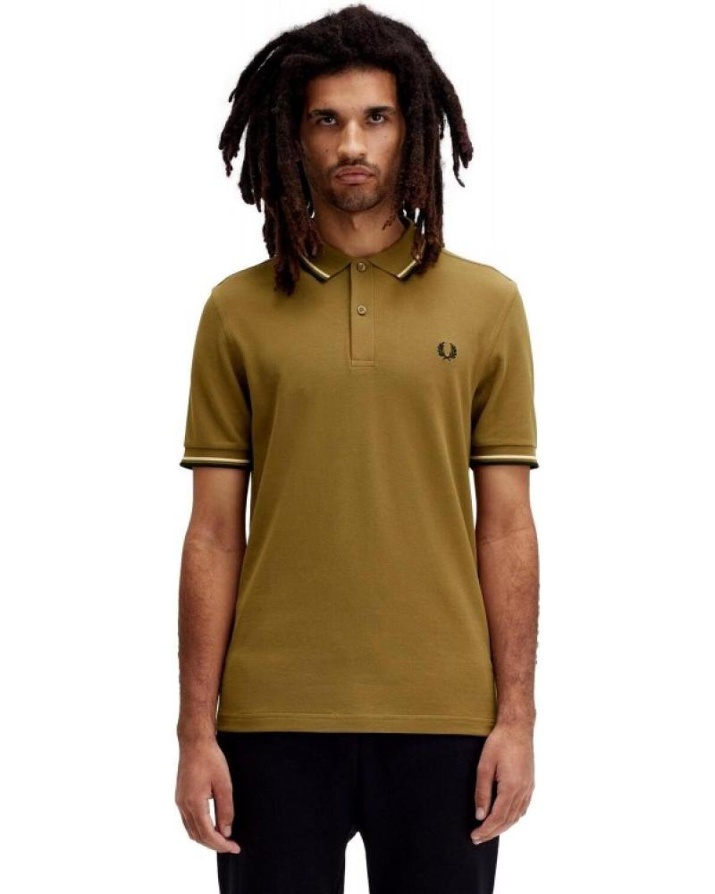 POLO FRED PERRY TWIN TIPPED W60 TORRADO TOSTADO
