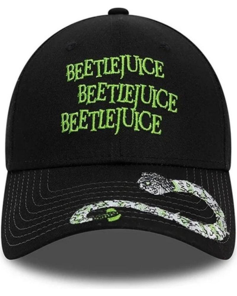 NEW ERA BONÉ BEETLEJUICE VISO HIT 9FORTY PRETO NEGRO
