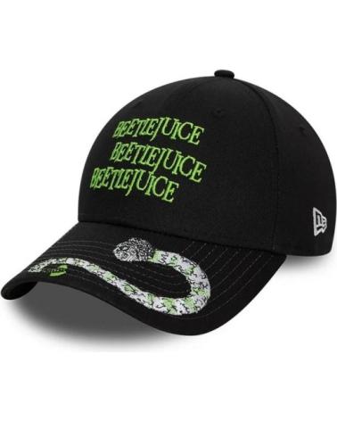 NEW ERA BONÉ BEETLEJUICE VISO HIT 9FORTY PRETO NEGRO