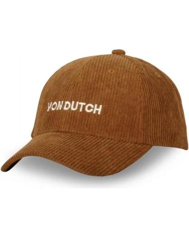 BONÉ TRUCKER VON DUTCH NAMED VEL24CA DE BOMBAZINA CASTANHA MARRóN