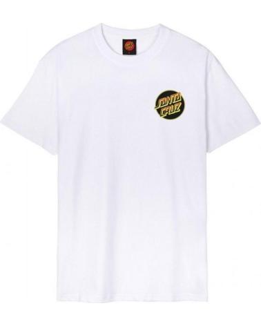 T-SHIRT BIANCA SANTA CRUZ KENDALL WOLF DOT BLANCO