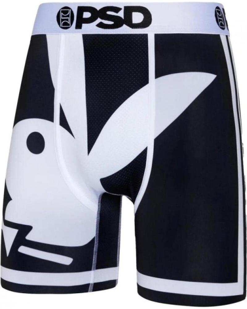 BOXER PSD PLAYBOY BIG BUNNY CORE FIT LONGUEUR NOIR