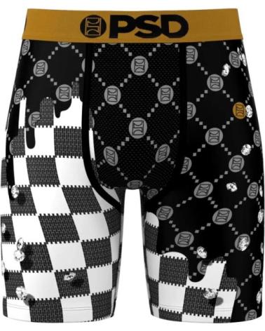 PSD BOXER CHECK DRIP CORE FIT KARIERT SCHWARZ NEGRO