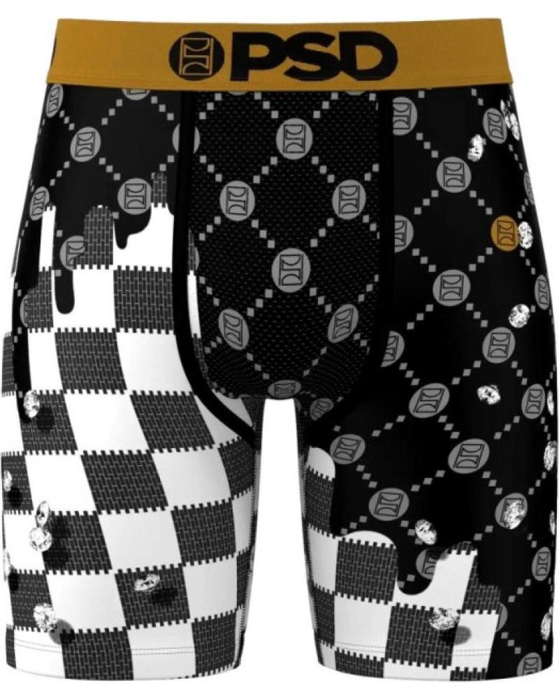 PSD BOXER CHECK DRIP CORE FIT KARIERT SCHWARZ NEGRO