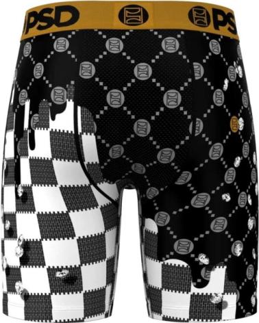 PSD BOXER CHECK DRIP CORE FIT KARIERT SCHWARZ NEGRO