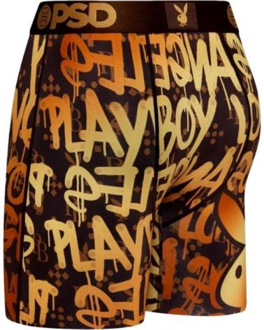 PSD BOXER CORE FIT LENGTH PLAYBOY GOLDEN GRAFFITI BRAUN MARRóN